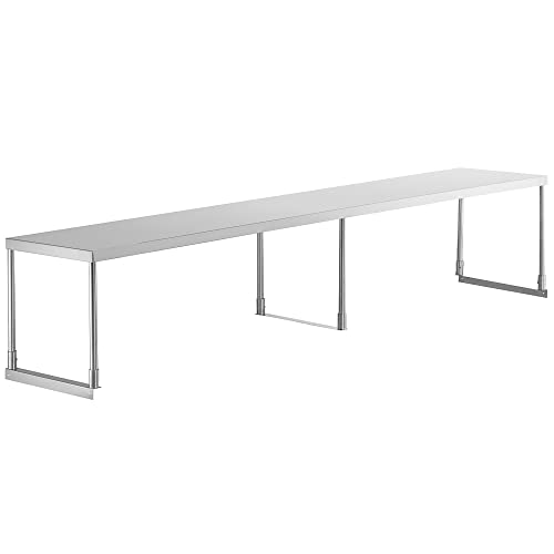 Stainless Steel Single Deck Overshelf - 18