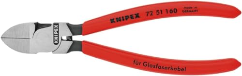 KNIPEX Seitenschneider für Lichtwellenleiter (Glasfaserkabel), 72 51 160 – Ansicht 2