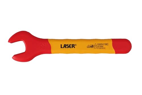 Clé plate isolée 12mm Laser 8722 fin du risque d'électrocution