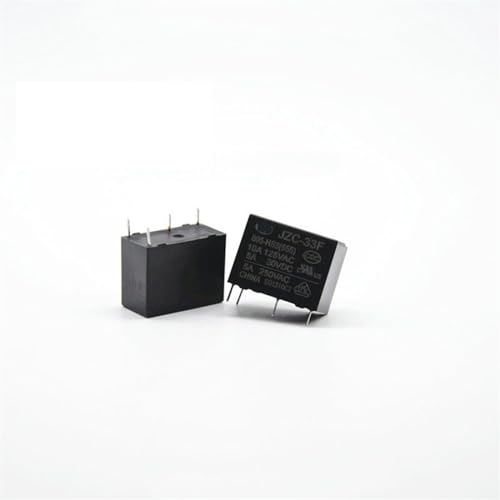 Relés de potencia HF33F-012-HS3 de 12V con conmutación eficiente 5A y 4 pines 3