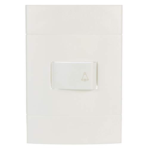 Conjunto Lunare Schneider campainha pulsador 10a 250v branco prm44061
