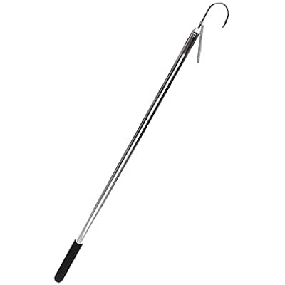 Sea StrikerSilver Anodized Aluminum Gaff 4 Stainless Hook