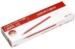 （まとめ買い）三菱鉛筆 ボールペン替芯 シグノ 1.0 UMR-10 赤 10本 【&times;5セット】