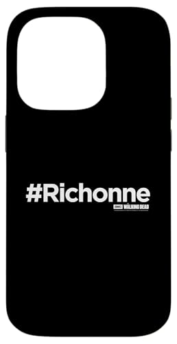 Coque iPhone 14 Pro The Walking Dead Richonne en silicone noir