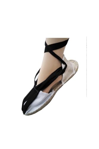 DISBACANAL Alpargata regional adulto modelo flor - Negro, 39