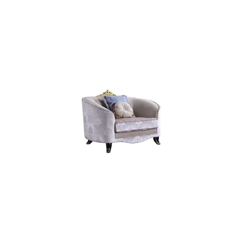 Sillón Plegable Tela Crema