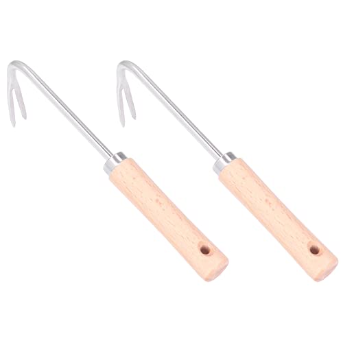 KIMISS Sarchiatore da Giardino 5 in 1 in Acciaio Inossidabile Leggero Efficiente Risparmio di Manodopera Design Ergonomico Piccoli Accessori per Scavo Compatti