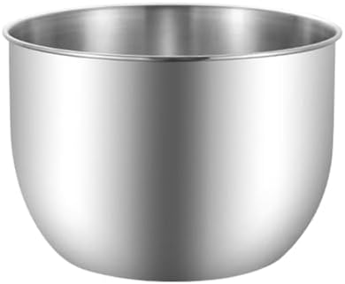 Stainless Steel Mixing Bowl Set - 19cm Whisking Bowl with Rounded Lip for Cooking, Serving & Baking - Durable Metal Bowl for Soup & Kitchen Accessories