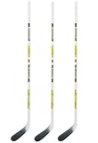 Fischer 3-Pack W250 Hockey Sticks - Senior | 70 Flex, P92 Curve | Full ABS Off-Ice Blade, Wood Shaft | Senior, 3 Pack (Left)