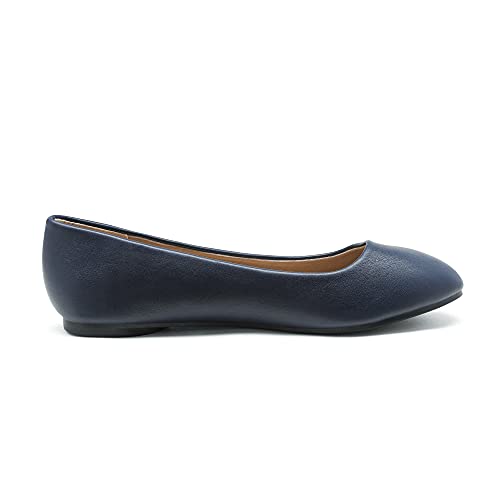 Image of DREAM PAIRS Women's Sole-Simple Ballerina Walking Flats Shoes
