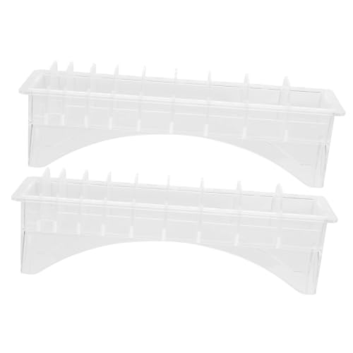 FRCOLOR Hair Styling Storage Box Limit Comb Holder Case Clipper Guard Storage Rack Abs Material Tidy Hair Tool Organizer