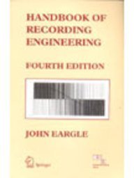 Amazon.com: Handbook of Recording Engineering, 4th ED: 9788184894509 ...