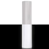 GIRAFVINYL Reflective Permanent Vinyl Roll 12' X 10ft - Silver Adhesive Vinyl for Home and Car Decorations, Cup, Sign, Windows