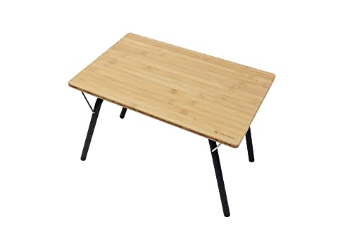 LALPHA (ラルファ) ウッドサイドテーブル 50×34×高さ34cm 折りたたみ バンブー 簡単設営 収納ケース付き 折りたたみ コンパクト 収納ケース付き TA-100