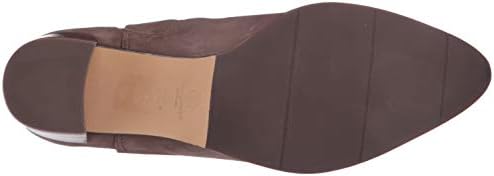 Marc Joseph New York Women's Genuine Leather Block Heel with Elastic Detail Amsterdam Bootie Ankle Boot, Earth Nubuck, 8 M US | Image 3