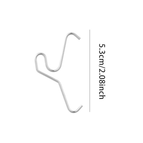 Clips de gancho de ladrillo de 2.08 pulgadas para colgar coronas y luces exteriores pack de 24 3