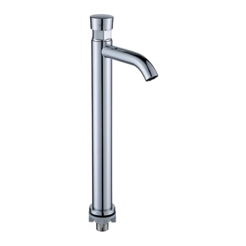 Grifo Ahorro De Agua Plateado Grifo Dosificador De Cierre Automático Grifo Temporizador Público Grifos De Botón Para Cocina En Casa, Baño, Hotel D