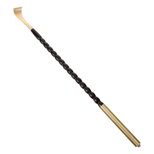 Gratte-dos en bois outil de massage corporel et stop démangeaison long manche ergonomique