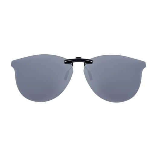 Óculos de sol polarizados CLIP-ON para Ray-Ban RX7046 RB7046 Erika Round, Prata., 57 X 18