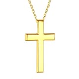 [ＣｈａｉｎｓＨｏｕｓｅ] クロス ネックレス レディース 十字架 ペンダント シルバー925 k18金仕上げ シンプル アクセサリー