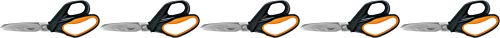 Fiskars 710150-1001 PowerArc Shears (10 Inch) - 5 Pack