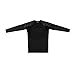 Sanabul Essential Long Sleeve Compression Training Rash Guard for MMA BJJ Wrestling Grappling and No Gi Jiu Jitsu Rashguard - All Black, X-Large