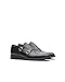 Lottusse L6964, Zapatos Doble Hebilla para Hombre, Negro (Ebony Negro), 45.5 EU