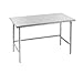 Advance Tabco TMG-242 Work Table, 24" Wide Top, Without Splash, 24" Long, W/ Galvanized Legs, Side