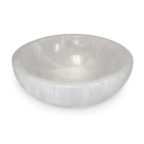Soul Sticks Selenite Crystal Bowls for Smudging, Healing, Recharging Crystals | Pure Selenite Smudge Bowl & Crystal Charging Station Ethically Sourced in Morocco (4 Inch (Pack of 1)