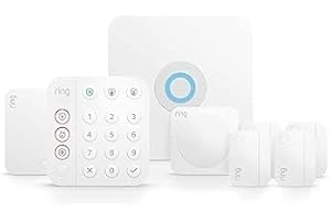 Certified Refurbished Ring Alarm 8-Piece Kit, a Comprehensive Home Security System with...