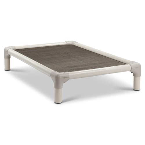Kuranda Chewproof Elevated Dog Bed 40 x 25 - Sunsure Textilene - Sierra