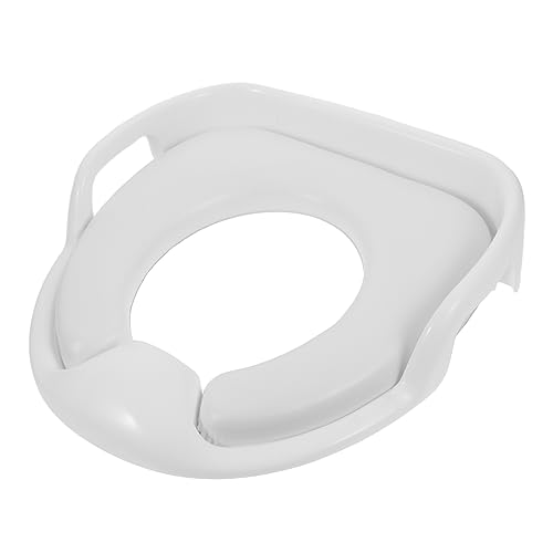 FRCOLOR Asiento Inodoro Infantil Suave y Ligero Fácil Instalación Adaptador Wc Niña Diseño Sencillo Blanco para Entrenamiento Casa