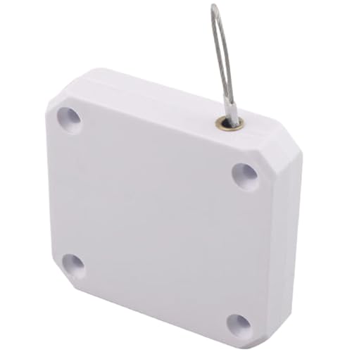 Screen Door Closer, Retractable Auto Sense Storm Door Tool for Home Improvement, 1.2m Steel String with Smooth Closing Mechanism for Study, Bathroom, Bedroom, Kitchen 2.8x2.56 Inches