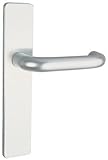 Version : Découvrez l'ensemble de poignée de porte sur plaque Flex dans sa version condamnation pour porte de cuisine et salon, avec entraxe de 195 mm et carré de 7 mm. Sa finition argent s'harmonise avec de nombreux styles de décoration