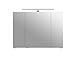 Produktbild PELIPAL Solitaire 6005 Spiegelschrank/Sanremo Eiche Terra / 98 x 70 x 17 cm/EEK: A++