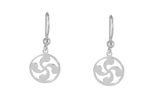 Boucles d'oreilles Laburu en argent à crochet pour sublimer vos tenues