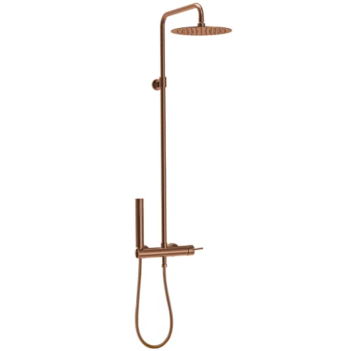 Essebagno Luisa colonne de douche mécanique cuivre brossé