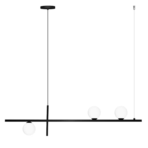 Pendente Jabuticaba 3 Globos Vidro Moderno