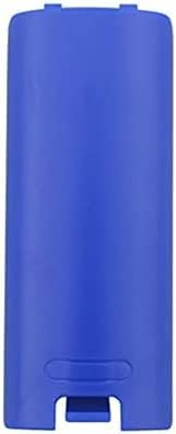 Battery Case Back Cover for Nintend Wii Remote Controller Gamepad Handle Battery Cases Covers (Blue)