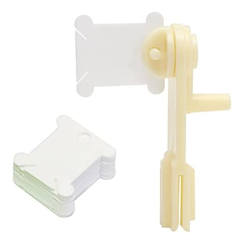 31 Pieces Floss Bobbins Card Floss Winder Embroidery Thread Winder for Craft DIY Embroidery Sewing Storage Cover