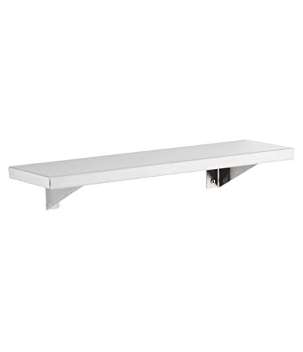 Choice Builder Solutions Bobrick B-298 8? Wide Stainless Steel Shelf - Satin Finish (24? L)