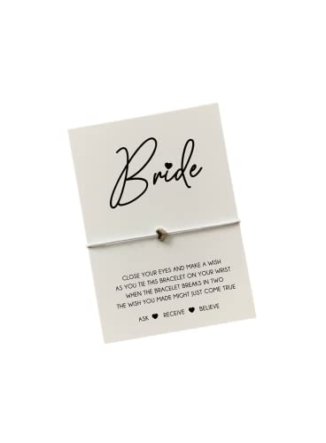 Bride wish string bracelet | Gift for the bride | Bride bracelet | Bride gift | Gift for bride to be | Bride to be bracelet