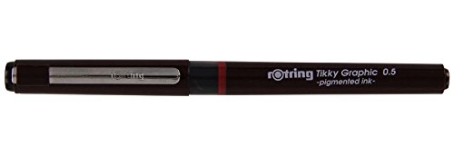 Rotring Tikky Graphic 0,5 mm Fineliner – Fineliner (schwarz)