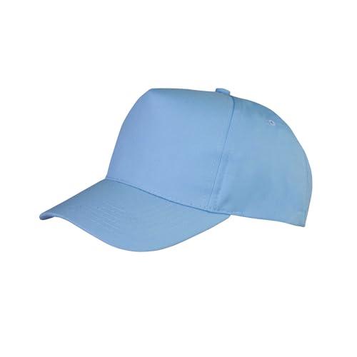 Image of Result Rc84X Boston 5 Panel Cap - Sky, One Size