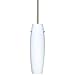 Suzi 1 Light Mini Pendant Finish: Satin Nickel, Glass Shade: Opal Matte, Bulb Type: LED
