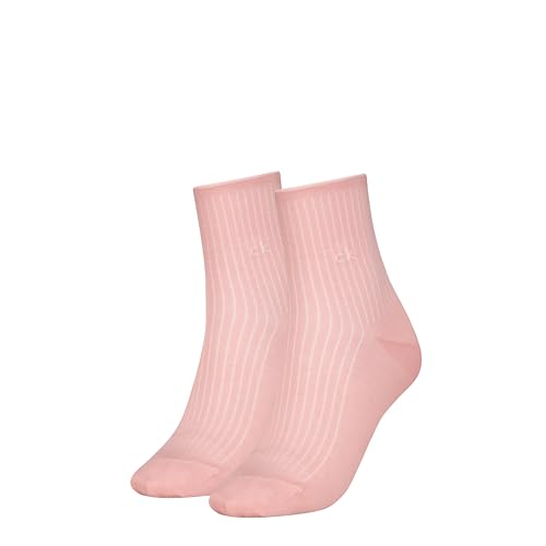 Calvin Klein Socks Women Short Sock 2P Roll Top