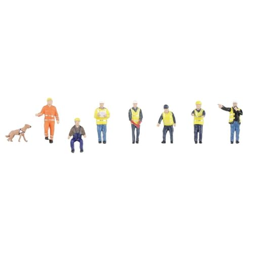 FALLER H0 figurines peintes debout et assises haute précision pour diorama