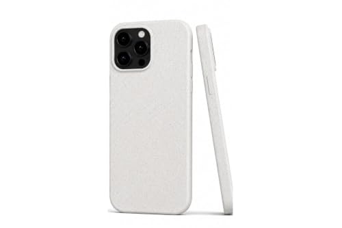 Funda antiradiación Shungite para iPhone 13 Mini: silicona líquida y protección ligera beige