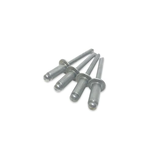 (Qty 100) 3/32" Dia. X 1/8" Grip Range Pop Rivets Aluminium 3-2 aba32 Heavy Duty Fasteners Hardware Set Industrial Fastening Assortment Construction