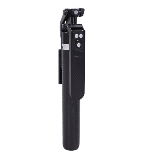 Annadue Trépied Perche à Selfie, Extensible de 180 Cm, Rotatif à 360°, Trépied pour Caméra d'action, Téléphone Portable avec Télécommande, Stabilisateur pour Perche à Selfie pour Vlogging de Voyage